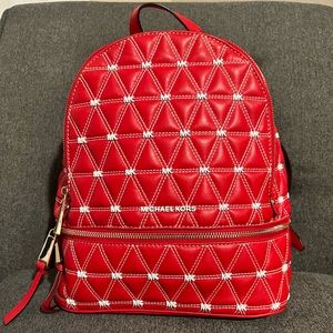 Michael Kors Rhea medium leather backpack